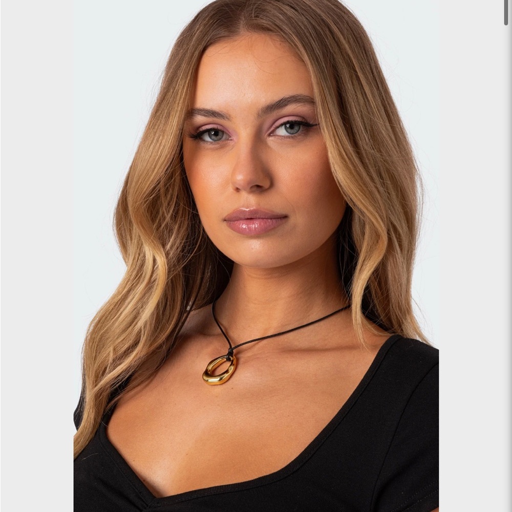 Hoop Cord Necklace